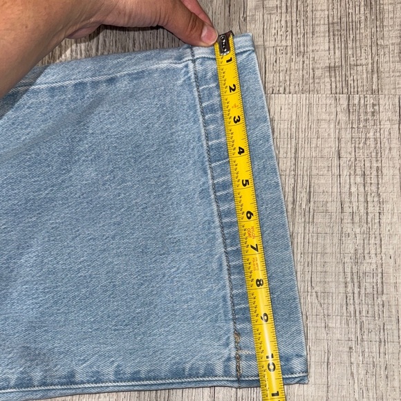 Light Blue Wide-Leg Women's Jeans - Picture 5 of 11